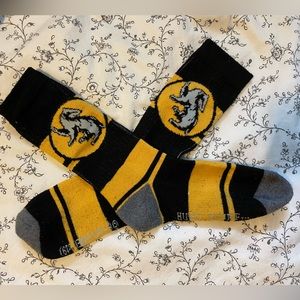 Hufflepuff crew socks